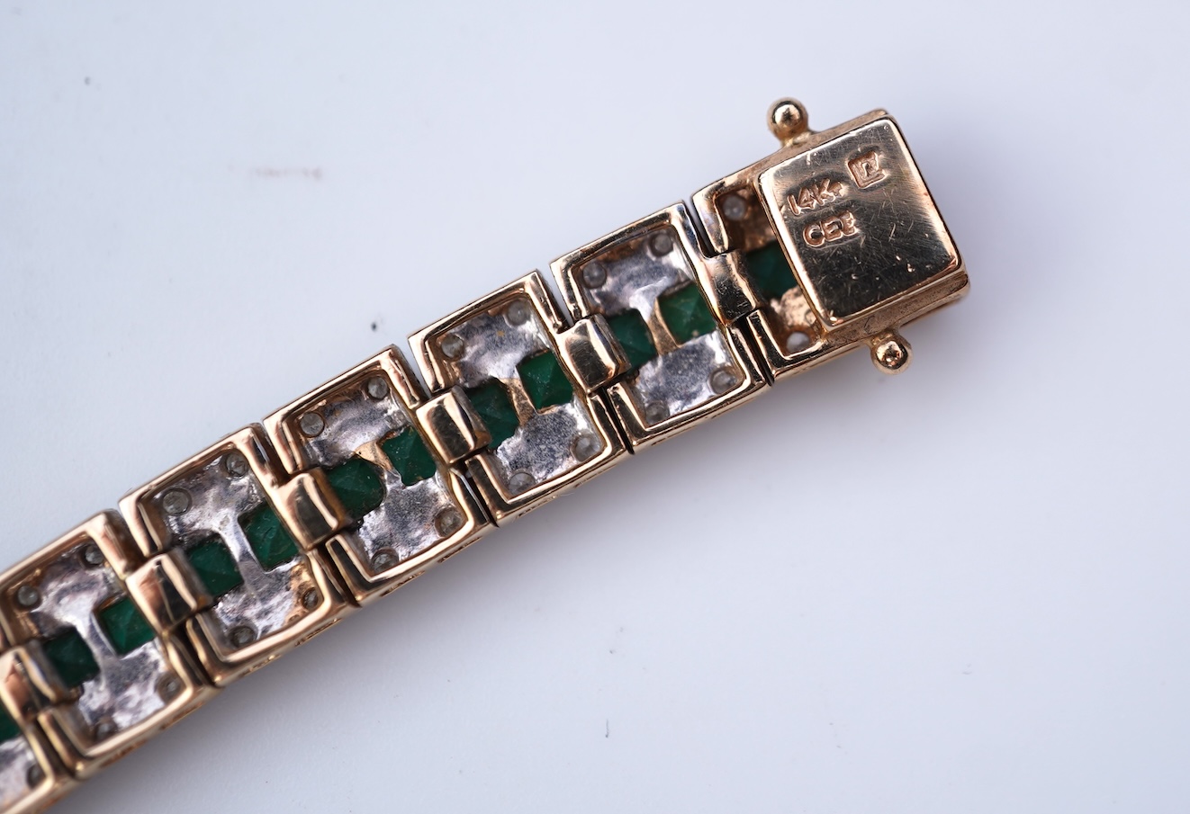 A lady's 2002 gilt steel Raymond Weil quartz wrist watch, with mother of pearl dial and simulated diamond dot numerals, with box and papers.